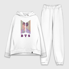 Женский костюм хлопок Oversize с принтом BTS в Санкт-Петербурге,  |  | bangtan boys | bangtan sonyeondan | beyond the scene | bt21 | bts | bulletproof boy scouts | chibi | j hope | jimin | jin | jungkook | k pop | kpop | rm | suga | v | ви | джей хоуп | джонгук | к поп | кпоп | сюга | чиби | чимин | чин