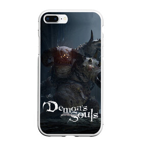 Чехол для iPhone 7Plus/8 Plus матовый с принтом Demons Souls в Санкт-Петербурге, Силикон | Область печати: задняя сторона чехла, без боковых панелей | armor | dark souls | demons souls | dragon | fire | games | knight | namco bandai | nextgen | playstation 5 | praise the sun | ps5 | броня | восславь солнце | дарк соулс | демон соулс | дракон | игры | некстген | огонь | плейстейшен 5 | пс5 | рыцарь | тем