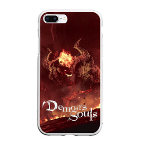 Чехол для iPhone 7Plus/8 Plus матовый с принтом Demons Souls в Санкт-Петербурге, Силикон | Область печати: задняя сторона чехла, без боковых панелей | 