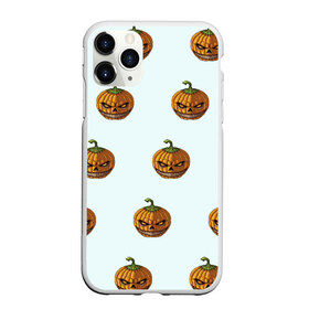 Чехол для iPhone 11 Pro Max матовый с принтом Тыквы паттерн в Санкт-Петербурге, Силикон |  | 2020 | evil | halloween | pumpkin | зло | злобная | тыква | тыквы | улыбка | хэллоуин | хэлоуин