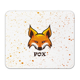 Коврик для мышки прямоугольный с принтом FOX в Санкт-Петербурге, натуральный каучук | размер 230 х 185 мм; запечатка лицевой стороны | Тематика изображения на принте: animals | fox | foxes | foxy | ginger | животные | лис | лиса | лисенок | лисий | лисица | лисицы | лисичка | лисички | лисы | лисята | оранжевый