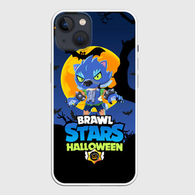 Чехол для iPhone 13 с принтом HALLOWEEN ОБОРОТЕНЬ. в Санкт-Петербурге,  |  | brawl stars | halloween | leon | sally leon | werewolf leon | бравл старс | оборотень | хеллоуин | хэллоуин