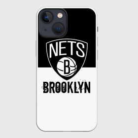 Чехол для iPhone 13 mini с принтом Бруклирн в Санкт-Петербурге,  |  | brooklyn | nba | америка | баскетбол | бруклирн | нба | нью йорк | спорт