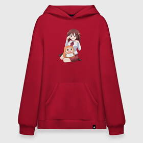 Худи SuperOversize хлопок с принтом Himouto! Umaru-chan  в Санкт-Петербурге, 70% хлопок, 30% полиэстер, мягкий начес внутри | карман-кенгуру, эластичная резинка на манжетах и по нижней кромке, двухслойный капюшон
 | anime himouto | anime umaru | himoto | himouto | himouto umaru | himouto umaru chan | umaru | umaru chan | аниме | аниме умару | аниме химото | двуличная сестренка умару | умару | химото | химото умару тян