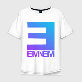 Мужская футболка хлопок Oversize с принтом EMINEM в Санкт-Петербурге, 100% хлопок | свободный крой, круглый ворот, “спинка” длиннее передней части | eminem | rap | актёр | американский рэпер | композитор | маршалл | продюсер | рэп | рэпер | эминем