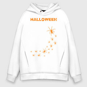 Мужское худи Oversize хлопок с принтом Halloween в Санкт-Петербурге, френч-терри — 70% хлопок, 30% полиэстер. Мягкий теплый начес внутри —100% хлопок | боковые карманы, эластичные манжеты и нижняя кромка, капюшон на магнитной кнопке | Тематика изображения на принте: 31 октября | halloween | halowen | ведьма | день всех святых | джек | костюм | кровь | лого | монстр | надпись | праздник | приведение | призрак | светильник | символ | страшная | тыква | ужасы | хеллоуин | хеллуин