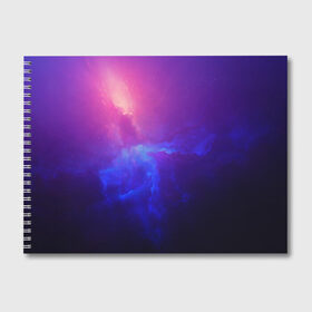 Альбом для рисования с принтом Туманность в Санкт-Петербурге, 100% бумага
 | матовая бумага, плотность 200 мг. | вселенная | космос | краски | плазма | туманность