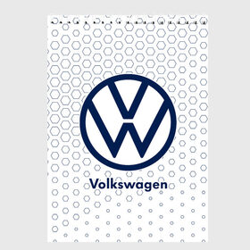 Скетчбук с принтом VOLKSWAGEN Фольксваген в Санкт-Петербурге, 100% бумага
 | 48 листов, плотность листов — 100 г/м2, плотность картонной обложки — 250 г/м2. Листы скреплены сверху удобной пружинной спиралью | Тематика изображения на принте: auto | logo | moto | symbol | volkswagen | авто | автомобиль | гонки | знак | лого | логотип | логотипы | марка | машина | мото | символ | символы | фольксваген