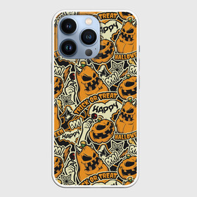 Чехол для iPhone 13 Pro с принтом Хэллоуин в Санкт-Петербурге,  |  | art | background | candy | halloween | pumpkin | star | texture | арт | звезда | конфеты | текстура | тыква | фон | хэллоуин | хэлуин