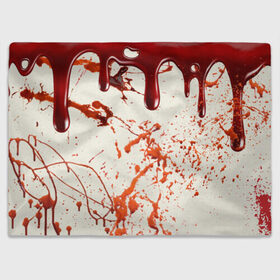 Плед 3D с принтом Стекающая кровь в Санкт-Петербурге, 100% полиэстер | закругленные углы, все края обработаны. Ткань не мнется и не растягивается | 2020 | blood | halloween | капли | кровавый | кровь | пятна | следы | стекающая | хэллоуин | хэлоуин