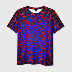 Мужская футболка 3D с принтом Двоичная система в Санкт-Петербурге, 100% полиэфир | прямой крой, круглый вырез горловины, длина до линии бедер | Тематика изображения на принте: двоичная система | программный код | цифра | цифры | числа
