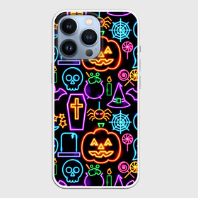 Чехол для iPhone 13 Pro с принтом Halloween в Санкт-Петербурге,  |  | 31 октября | halloween | halowen | ведьма | день всех святых | джек | костюм | кровь | лого | монстр | надпись | праздник | приведение | призрак | светильник | символ | страшная | тыква | ужасы | хеллоуин | хеллуин