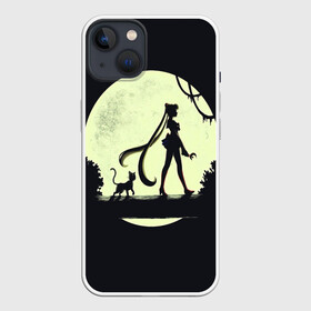 Чехол для iPhone 13 с принтом SAILOR MOON в Санкт-Петербурге,  |  | anime | anime girl | crystal | luna | mars | sailor moon | аниме | девушка | луна | лунная призма | манга | марс | сейлор мун