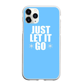 Чехол для iPhone 11 Pro матовый с принтом Just Let it go. Frozen в Санкт-Петербурге, Силикон |  | elsa | frozen | just let it go | холодное сердце