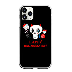 Чехол для iPhone 11 Pro Max матовый с принтом Halloween в Санкт-Петербурге, Силикон |  | Тематика изображения на принте: 31 октября | halloween | halowen | ведьма | день всех святых | джек | костюм | кровь | лого | монстр | надпись | праздник | приведение | призрак | светильник | символ | страшная | тыква | ужасы | хеллоуин | хеллуин