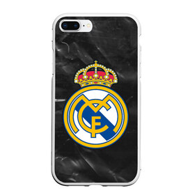 Чехол для iPhone 7Plus/8 Plus матовый с принтом REAL MADRID / РЕАЛ МАДРИД в Санкт-Петербурге, Силикон | Область печати: задняя сторона чехла, без боковых панелей | football | logo | madrid | real | realmadrid | sport | клуб | лого | логотип | логотипы | мадрид | реал | реалмадрид | символ | символы | спорт | форма | футбол | футбольная