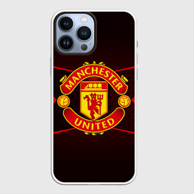 Чехол для iPhone 13 Pro Max с принтом MANCHESTER UNITED в Санкт-Петербурге,  |  | football | manchester united | англия. | кристал пэлас | манчестер | манчестер сити | манчестер юнайтед | футбол