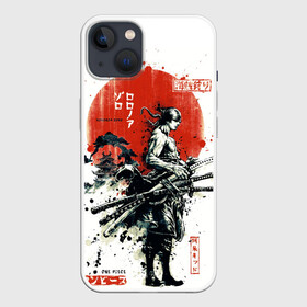 Чехол для iPhone 13 с принтом ONE PIECE ZORO Roronoa  SAMURAI в Санкт-Петербурге,  |  | anime | luffi | lufi | manga | one piece | samurai | wano kuni | zoho | большой куш | ван пис | вон пис | зохо | корабль | луфи | луффи | манга | манки д. луффи | пират | самурай | уон пис