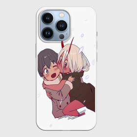 Чехол для iPhone 13 Pro с принтом Милый во франксе в Санкт-Петербурге,  |  | anime | children | darling in the franxx | kiss | manga | waifu | zero two | аниме | аска | вайфу | герой | дети | евангелион | зеро ту | любимый во франксе | манга | милый во франксе | отаку | поцелуй | хиро