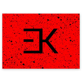 Поздравительная открытка с принтом ЕГОР КРИД в Санкт-Петербурге, 100% бумага | плотность бумаги 280 г/м2, матовая, на обратной стороне линовка и место для марки
 | Тематика изображения на принте: black | egor | hip | hop | kreed | krid | logo | music | rap | star | егор | крид | лого | логотип | логотипы | музыка | музыкант | певец | рэп | символ | символы | хипхоп