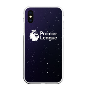 Чехол для iPhone XS Max матовый с принтом Premier League АПЛ в Санкт-Петербурге, Силикон | Область печати: задняя сторона чехла, без боковых панелей | english premier league | epl | premier league | английская премьер лига | апл | футбол