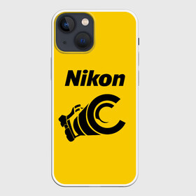 Чехол для iPhone 13 mini с принтом Никон в Санкт-Петербурге,  |  | Тематика изображения на принте: nikon | камера | никон | объектив | снимок | фото | фотоаппарат | фотограф | фотографер | фоточки