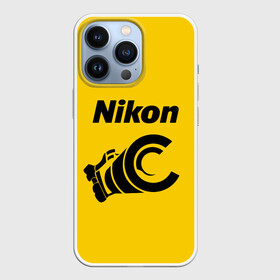 Чехол для iPhone 13 Pro с принтом Никон в Санкт-Петербурге,  |  | Тематика изображения на принте: nikon | камера | никон | объектив | снимок | фото | фотоаппарат | фотограф | фотографер | фоточки