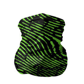 Бандана-труба 3D с принтом Зебра в Санкт-Петербурге, 100% полиэстер, ткань с особыми свойствами — Activecool | плотность 150‒180 г/м2; хорошо тянется, но сохраняет форму | green | green lines | green neon | green neon lines | green zebra | lines | zebra | в полоску | зебра | зеленая зебра | зелёные полосы | зелёный | зелёный неон | полоски | полосы