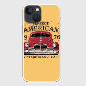 Чехол для iPhone 13 mini с принтом Американский ретро автомобиль в Санкт-Петербурге,  |  | автомобили семидесятых | винтаж. | винтажные автомобили | ретро | ретро авто