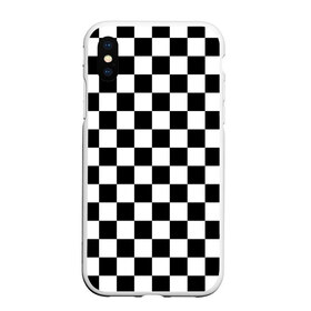 Чехол для iPhone XS Max матовый с принтом Шахматка в Санкт-Петербурге, Силикон | Область печати: задняя сторона чехла, без боковых панелей | абстракция | в клетку | игра | клетка | клеточка | тренд | черно белая | черно белая клетка | шахматка | шахматная клетка | шахматы