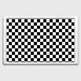 Магнит 45*70 с принтом Шахматка в Санкт-Петербурге, Пластик | Размер: 78*52 мм; Размер печати: 70*45 | абстракция | в клетку | игра | клетка | клеточка | тренд | черно белая | черно белая клетка | шахматка | шахматная клетка | шахматы