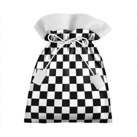 Подарочный 3D мешок с принтом Шахматка в Санкт-Петербурге, 100% полиэстер | Размер: 29*39 см | абстракция | в клетку | игра | клетка | клеточка | тренд | черно белая | черно белая клетка | шахматка | шахматная клетка | шахматы