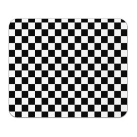 Коврик для мышки прямоугольный с принтом Шахматка в Санкт-Петербурге, натуральный каучук | размер 230 х 185 мм; запечатка лицевой стороны | абстракция | в клетку | игра | клетка | клеточка | тренд | черно белая | черно белая клетка | шахматка | шахматная клетка | шахматы