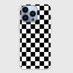 Чехол для iPhone 13 Pro с принтом Шахматка в Санкт-Петербурге,  |  | абстракция | в клетку | игра | клетка | клеточка | тренд | черно белая | черно белая клетка | шахматка | шахматная клетка | шахматы