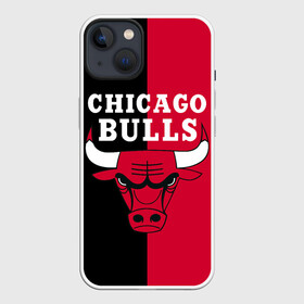 Чехол для iPhone 13 с принтом Чикаго Буллз в Санкт-Петербурге,  |  | bulls | chicago | chicago bulls | nba | баскетбол | буллз | нба | чикаго | чикаго буллз