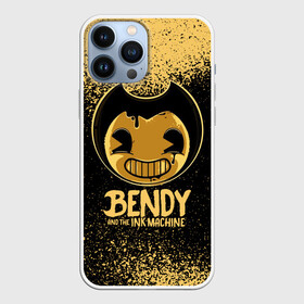 Чехол для iPhone 13 Pro Max с принтом Bendy And The Ink Machine в Санкт-Петербурге,  |  | bendy | bendy and the ink machine | бенди | бени | бенни | бэнди | детская | детям | игра | капли | компьютерная игра | краска | машина | подтеки | ужастик | чернила | чернильная