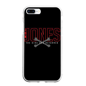 Чехол для iPhone 7Plus/8 Plus матовый с принтом Jon Bones Jones в Санкт-Петербурге, Силикон | Область печати: задняя сторона чехла, без боковых панелей | bones | jon | jones | mma | ufc | боец | джон | джонс | единоборства | кости | кость | мма | смешанные | юфс