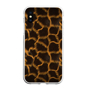 Чехол для iPhone XS Max матовый с принтом Леопард в Санкт-Петербурге, Силикон | Область печати: задняя сторона чехла, без боковых панелей | леопард | леопардовые пятна | пятна леопарда
