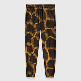 Женские брюки 3D с принтом Леопард в Санкт-Петербурге, полиэстер 100% | прямой крой, два кармана без застежек по бокам, с мягкой трикотажной резинкой на поясе и по низу штанин. В поясе для дополнительного комфорта — широкие завязки | леопард | леопардовые пятна | пятна леопарда
