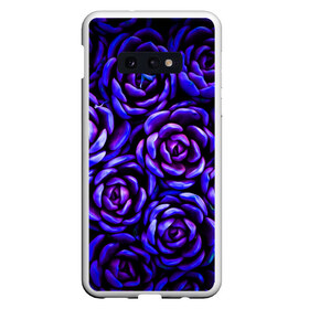 Чехол для Samsung S10E с принтом Lovely Roses в Санкт-Петербурге, Силикон | Область печати: задняя сторона чехла, без боковых панелей | Тематика изображения на принте: flowers | large | lovely roses | plants | purple | roses | succulent | texture | крупный | прекрасные розы | растения | розы | суккулент | текстура | фиолетовый | цветы