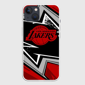 Чехол для iPhone 13 с принтом LA LAKERS RED в Санкт-Петербурге,  |  | bryant | james | jordan | kobe | la lakers | lakers | lebron | nba | баскетбол | брайант | брайнт | джеймс | джордан | коби | леброн | лейкерс | лэйкерс | мамба | нба | черная