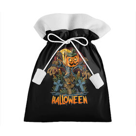 Подарочный 3D мешок с принтом Хэллоуин в Санкт-Петербурге, 100% полиэстер | Размер: 29*39 см | Тематика изображения на принте: diy | ghost | halloween | horror | makeup | scary | skull clown | trick or treat | вампир | ведьма | кошка | луна | магия | ночь | тыква | хэллоуин
