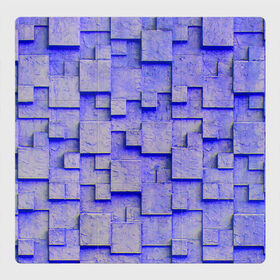 Магнитный плакат 3Х3 с принтом UlliCom в Санкт-Петербурге, Полимерный материал с магнитным слоем | 9 деталей размером 9*9 см | Тематика изображения на принте: abstraction | blue | mesh | mosaic | panels | surface | texture | абстракция | мозайка | панели | поверхность | сетка | синий | текстура
