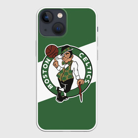 Чехол для iPhone 13 mini с принтом Бостон Селтикс в Санкт-Петербурге,  |  | boston | boston celtics | celtics | nba | баскетбол | бостон | бостон селтикс | нба | селтикс