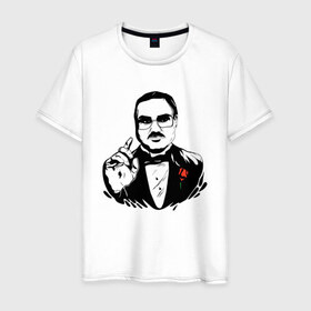 Мужская футболка хлопок с принтом Крёстный Круг в Санкт-Петербурге, 100% хлопок | прямой крой, круглый вырез горловины, длина до линии бедер, слегка спущенное плечо. | 