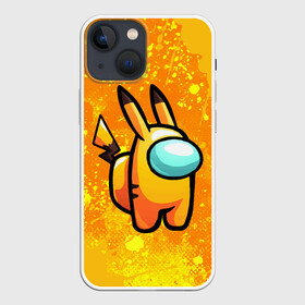 Чехол для iPhone 13 mini с принтом AMONG US   Pikachu в Санкт-Петербурге,  |  | among | among us | amongus | crewmate | game | games | imposter | impostor | logo | амонг | амонг ас | амонгас | игра | игры | импостер | космос | крюмейт | лого | логотип | логотипы | символ | символы