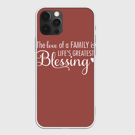 Чехол для iPhone 12 Pro Max с принтом Любовь в семье это счастье в Санкт-Петербурге, Силикон |  | Тематика изображения на принте: доброта | красивые фразы | любовь | мудрые фразы. | настроение | позитив | радость | семейное счастье | семья | счастье