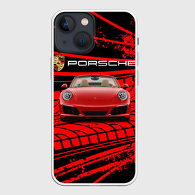 Чехол для iPhone 13 mini с принтом PORSCHE. в Санкт-Петербурге,  |  | abstract | auto | brand | car | geometry | porsche | sport | texture | абстракция | авто | автомобильные | бренд | геометрия | классика | машины | модные | порше | спорт | стиль | текстура