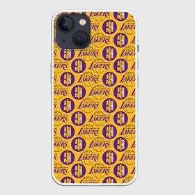 Чехол для iPhone 13 с принтом LA LAKERS в Санкт-Петербурге,  |  | bryant | james | jordan | kobe | la lakers | lakers | lebron | nba | баскетбол | брайант | брайнт | джеймс | джордан | коби | леброн | лейкерс | лэйкерс | мамба | нба | черная