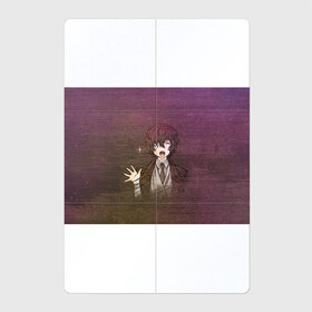 Магнитный плакат 2Х3 с принтом Дазай Осаму в Санкт-Петербурге, Полимерный материал с магнитным слоем | 6 деталей размером 9*9 см | Тематика изображения на принте: bungou stray dogs | dazai | osamu | бродячие псы | великий | дазай | дазай осаму | осаму